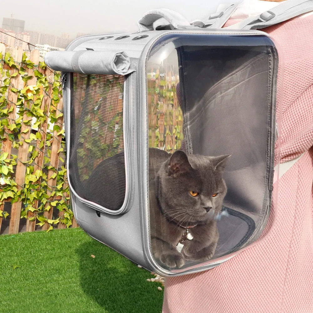 Zaino per gatti comodo per viaggiare - Ventilato e sicuro
