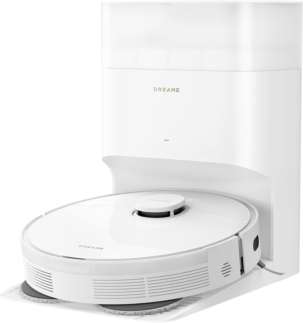 dreame L10 Prime Saugroboter und Wischroboter mit Automatischer Waschstation von Wischpads, 7mm Mopanhebung, LDS Navigation, 4000Pa Saugleistung, 3D Mapping, WiFi/APP
