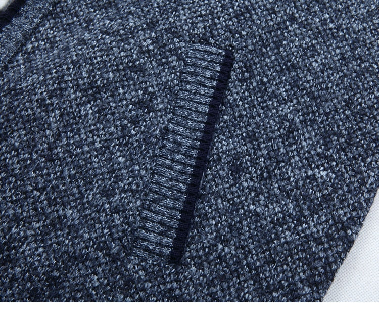 Herren-Strickjacke mit Reiverschluss