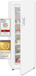Exquisit Gefrierschrank GS271-NF-H-010E weiss | Gefrierschrank NoFrost 194 l Volumen | Tiefkühlschrank mit 5 Schubladen | Schnellgefrieren