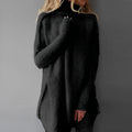 Luxe Pullover mit Kontrastnhten