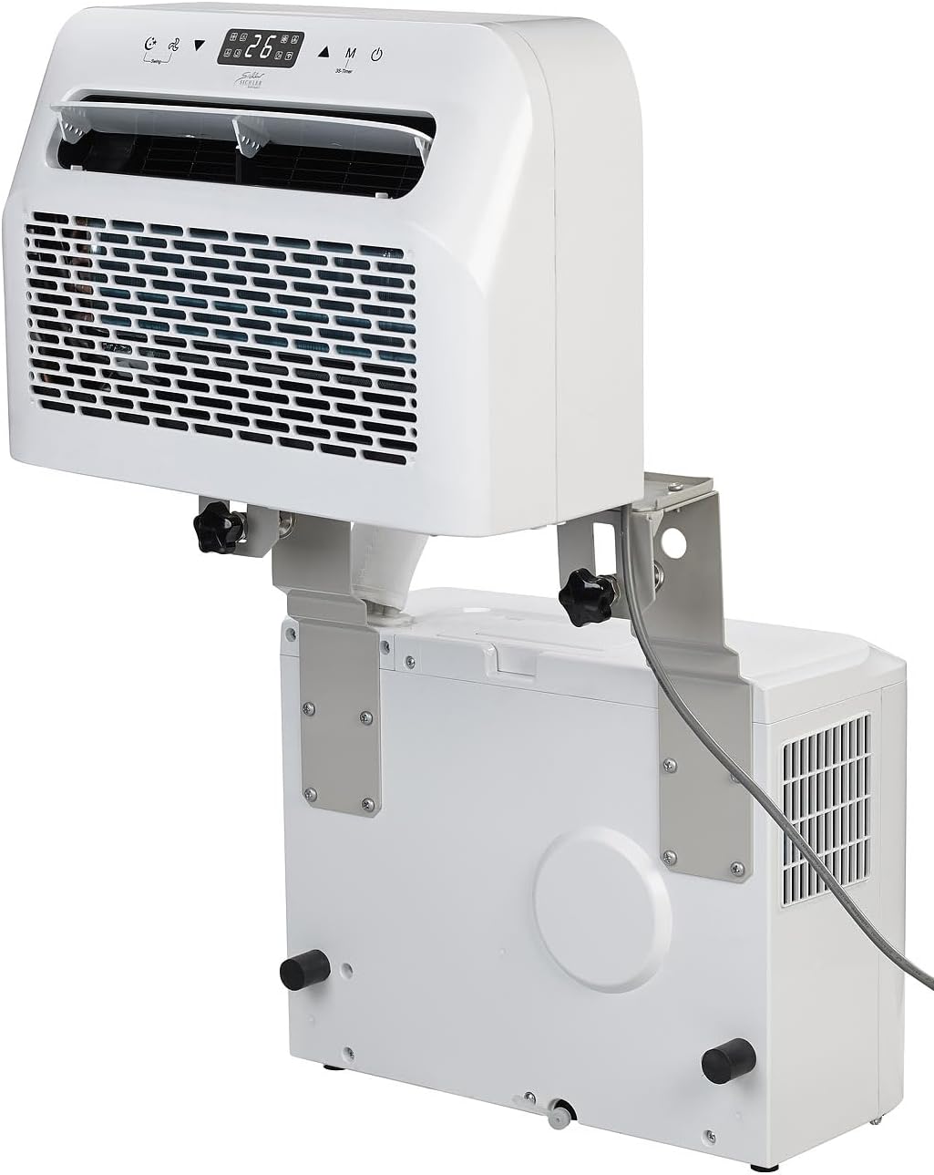 Sichler Haushaltsgeräte Condizionatore mobile: Condizionatore mobile split, funzione deumidificatore, WLAN e App, 5.000 BTU/h (Condizionatore roulotte, Mini condizionatore split, Condizionatore split senza forare)
