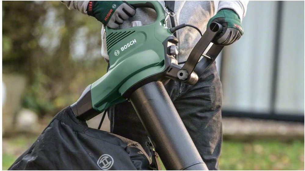 Bosch UniversalGardenTidy 3000 Soffiatore/Aspiratore Elettrico (3000 W, sacco di raccolta da 50 l, regolazione continua della velocità, per soffiare, aspirare e triturare foglie, in confezione di cartone)