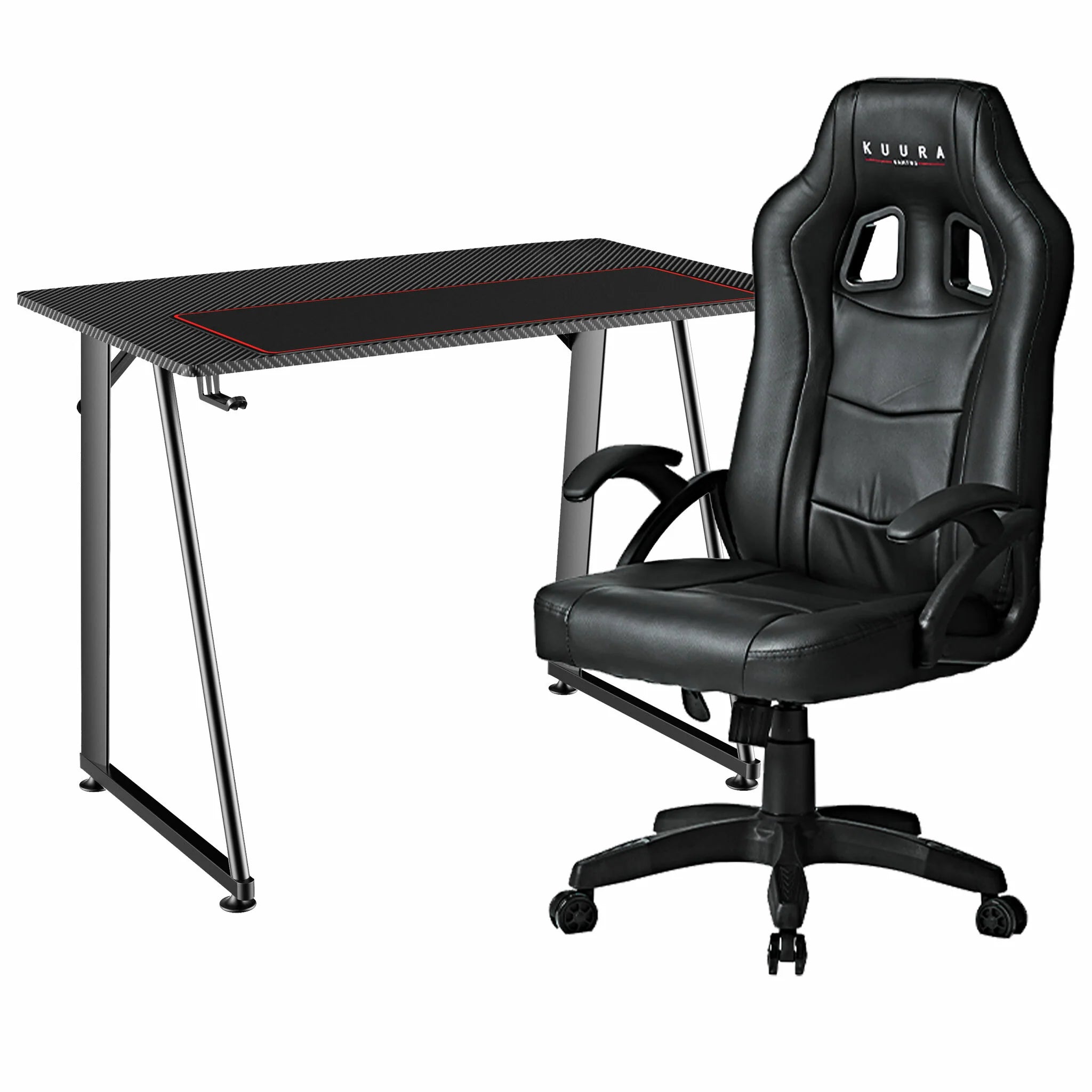 Kuura Gaming Stuhl + Gaming Schreibtisch Sonderangebot