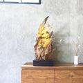 Treibholz Tischlampe KRYTON Hhe 80 cm