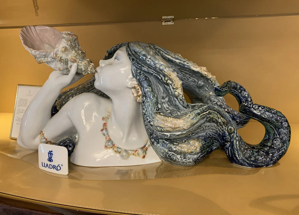 Scultura Lladró "Il richiamo del mare", porcellana. Edizione limitata, numero 282/500