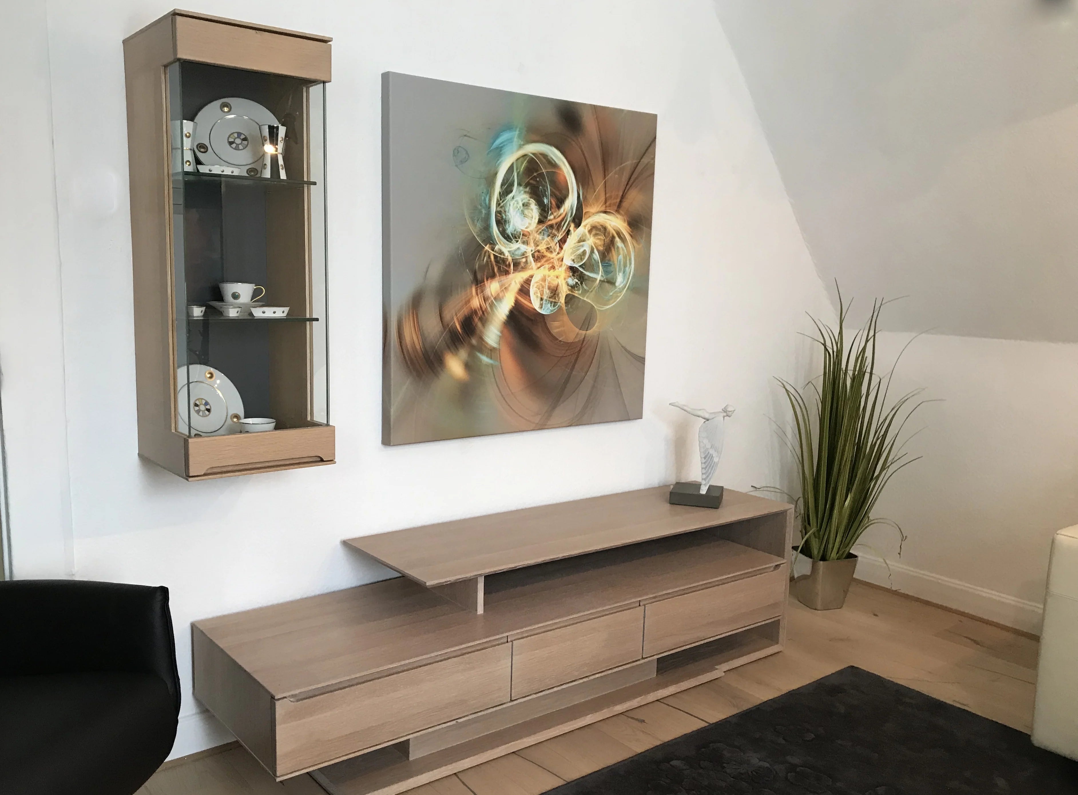 Parete attrezzata moderna Verona rovere