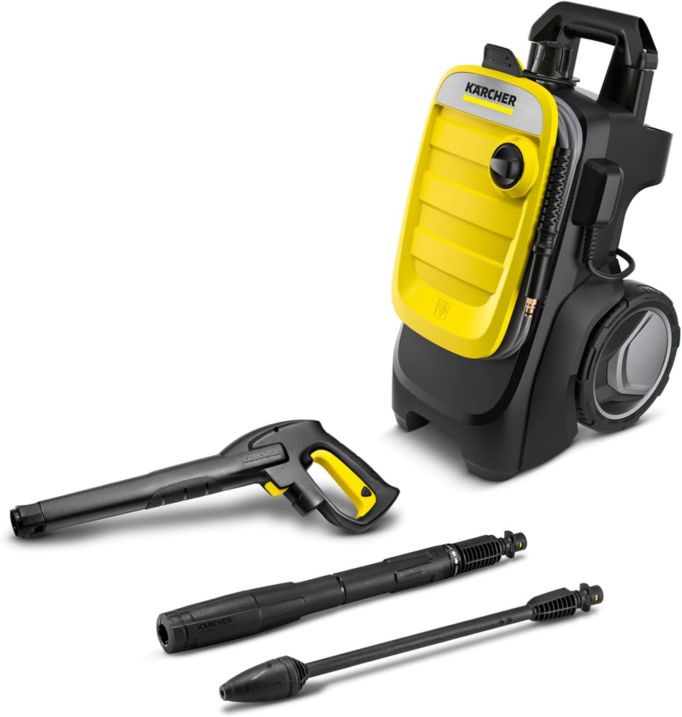 Idropulitrice Krcher K 7 Premium Power Home, pressione: 180 bar, portata: 600 l/h, resa oraria: 60 m/h, potenza: 3.000 W, avvolgitubo, con pistola, ugello rotante, lancia VarioPower