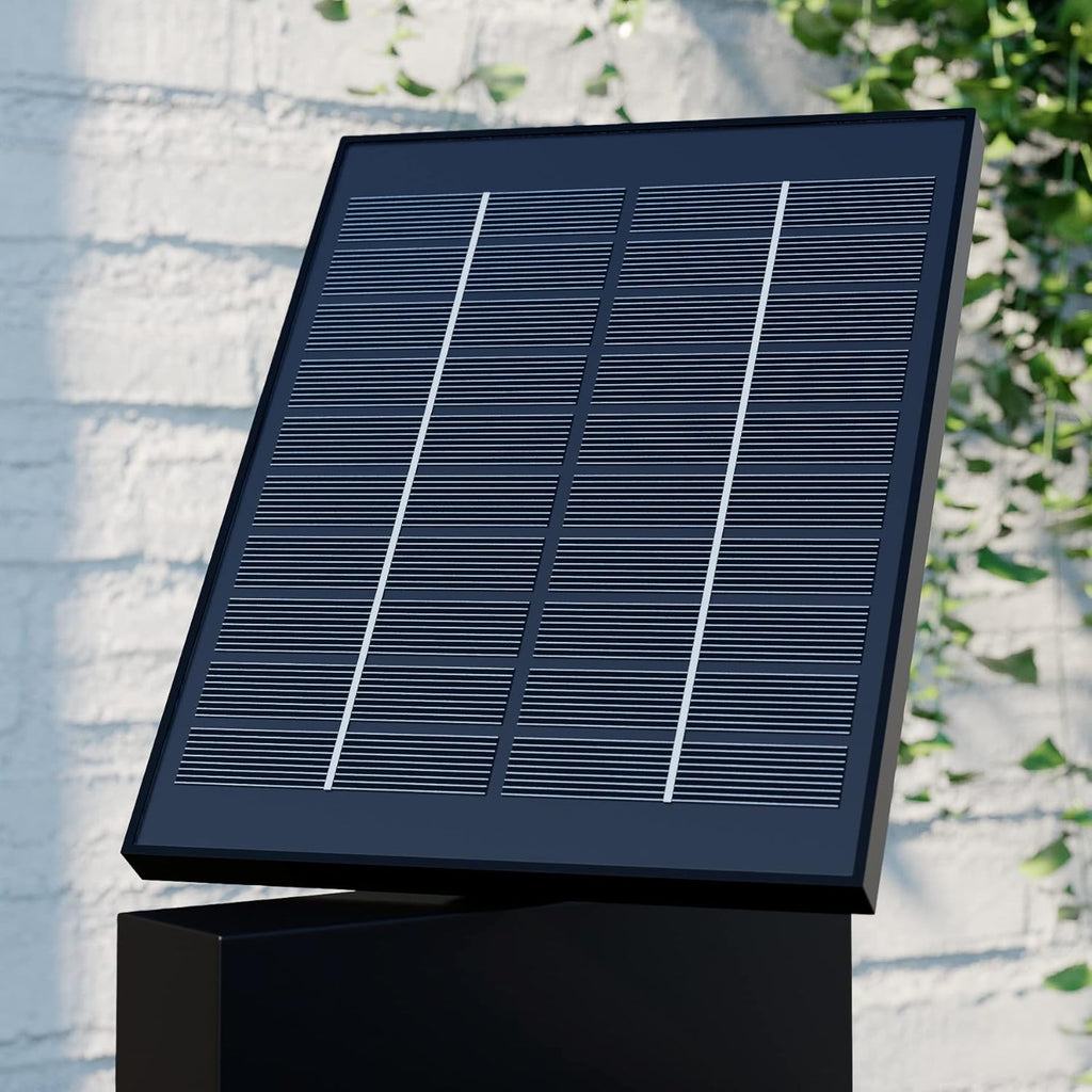 Lucande LED Solarleuchten 'Silvan' mit Bewegungsmelder (spritzwassergeschützt) (Modern) in Alu aus Aluminium (1 flammig,) - Solarlampe, Solarleuchte Garten