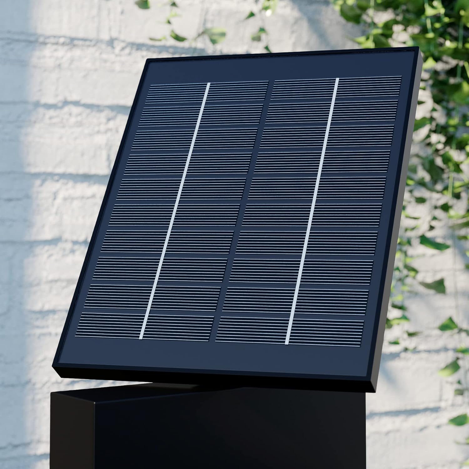 Lucande LED Solarleuchten 'Silvan' mit Bewegungsmelder (spritzwassergeschützt) (Modern) in Alu aus Aluminium (1 flammig,) - Solarlampe, Solarleuchte Garten