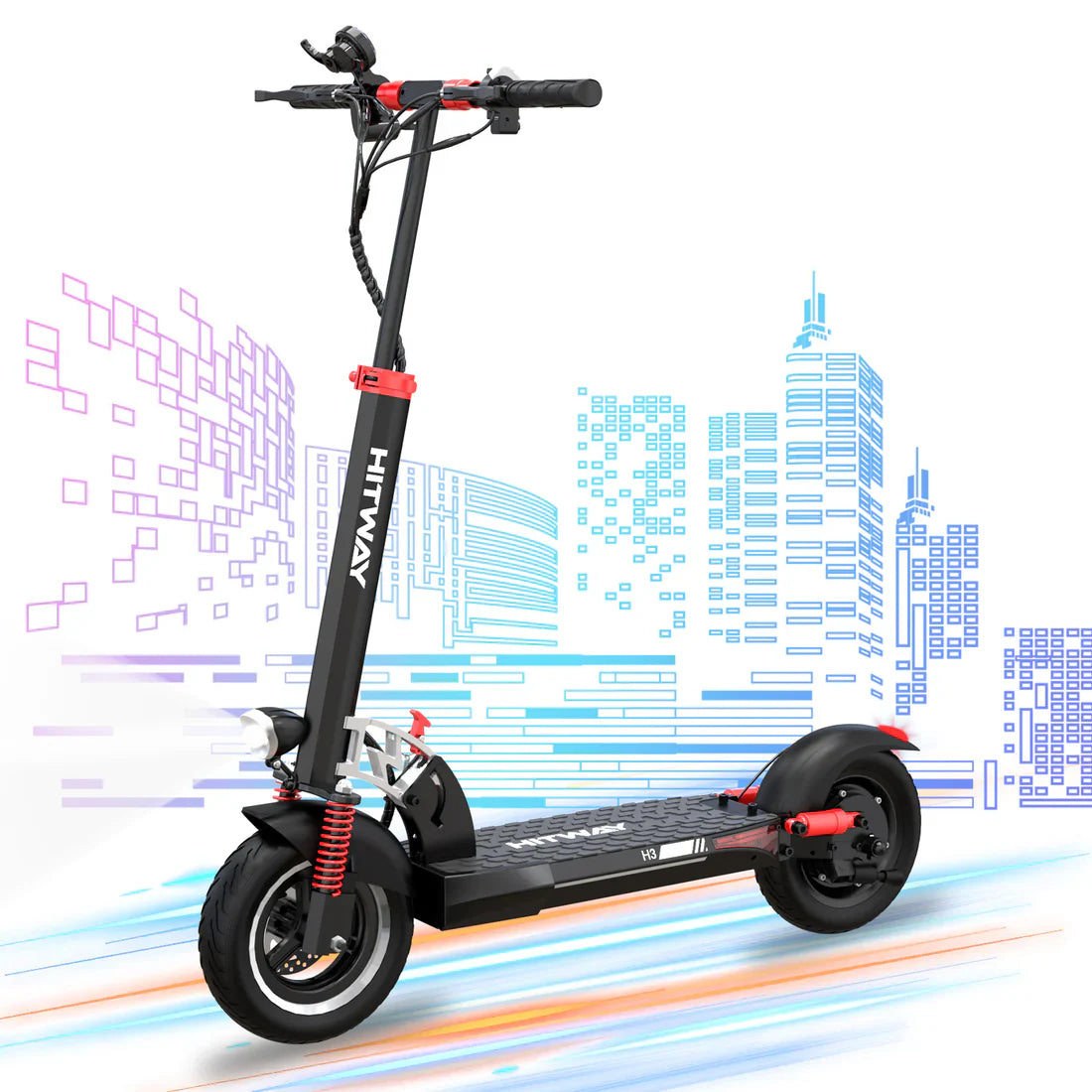 Monopattino elettrico HITWAY HB24 con sedile – Motore da 800W, Batteria da 48V