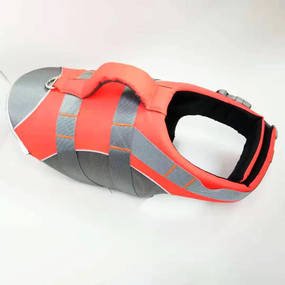 Schwimmweste für Hunde – Reflektierende Rettungsweste mit Auftrieb und Griff für mehr Sicherheit im Wasser