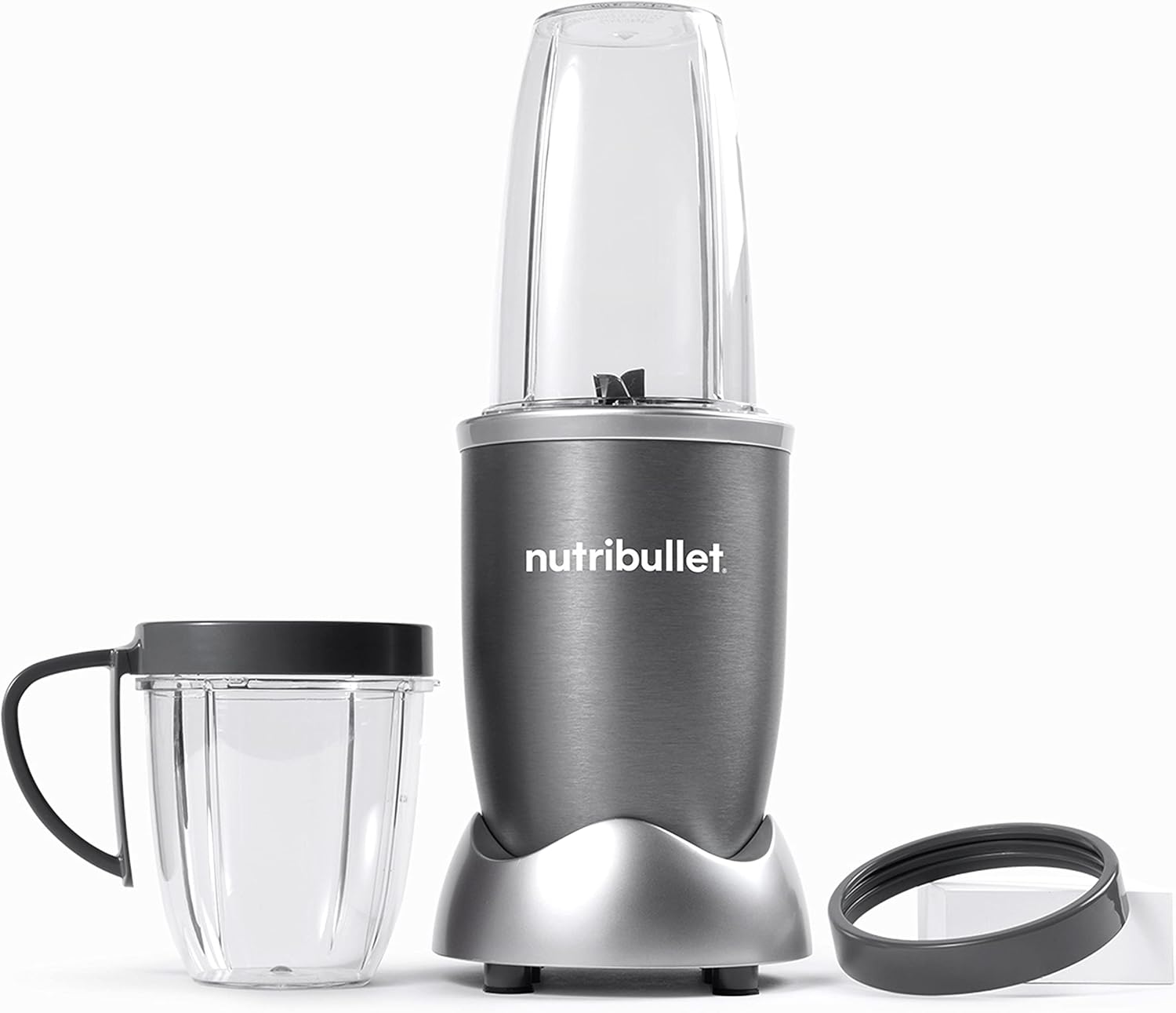 nutribullet Original, Frullatore Elettrico, Tritatutto, Frullatore per frullati, Smoothie Maker, Potenza 600 W, Facile e Veloce da Usare, Compatto, Facile da Pulire, NB603DG