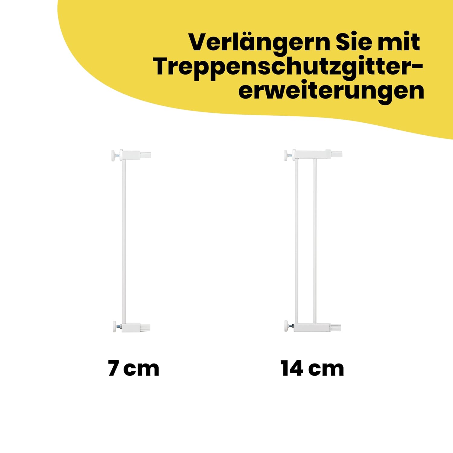 Safety 1st Easy Close Extra Tall, extra hohes (91 cm) Sicherheitsgitter aus Metall, druckfest, ideal für Kinder und Haustiere, mit einer Breite, die sich von 73 auf 80 cm ausdehnen lsst, wei