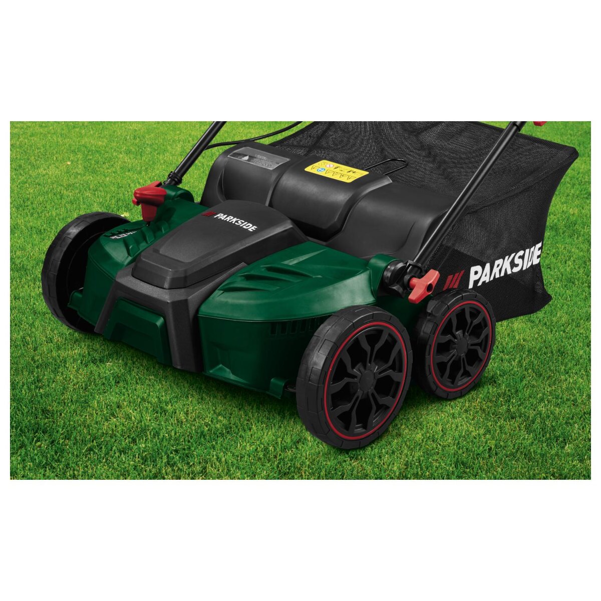 PARKSIDE® Arieggiatore elettrico e scarificatore 2 in 1 »PELV 1800 A1«, con regolazione della profondità a 4 livelli - B-stock, ottime condizioni