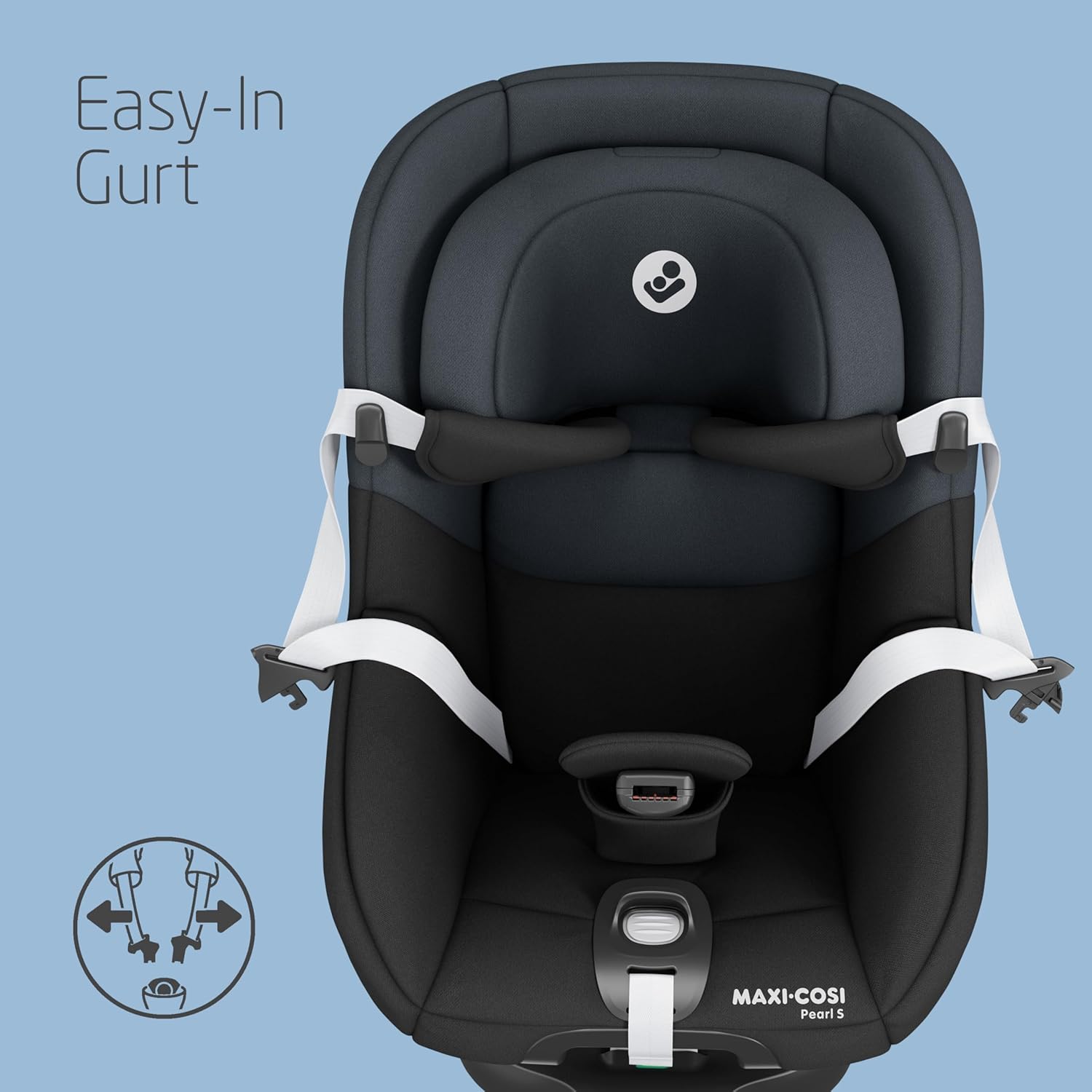 Maxi-Cosi Pebble 360 Pro, Seggiolino auto reclinabile SlideTech, da 0 a 15 mesi, da 0 a 13 kg, da 40 a 87 cm, per i seggiolini auto girevoli FamilyFix 360 Pro, G-CELL Side Impact Protection, Tonal Graphite