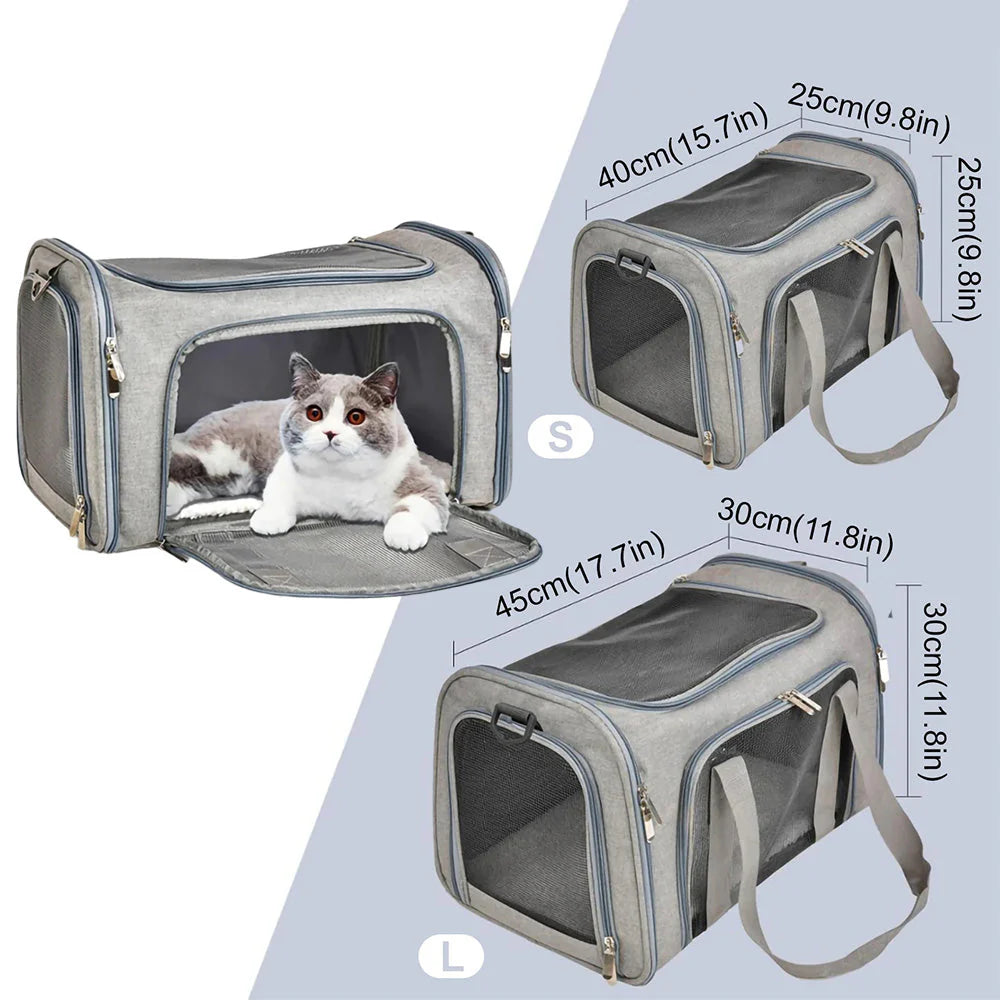 HundeJoy Trasportino per Gatti – Il Compagno di Viaggio Perfetto