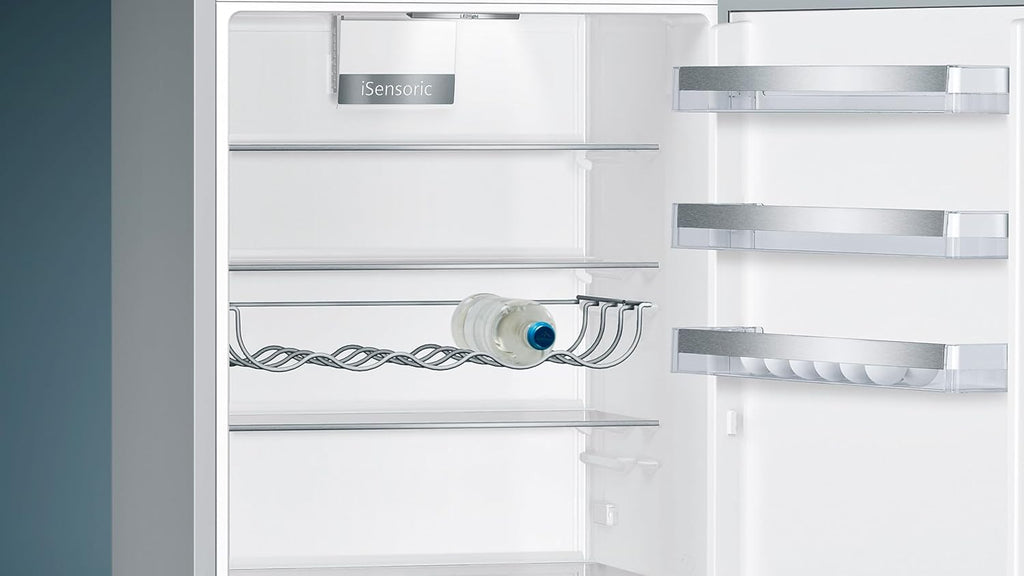 SIEMENS KG39EAICA iQ500 Frigorifero con congelatore, 201 x 60 cm, 249 L frigorifero + 94 L congelatore, LowFrost sbrinamento meno frequente, illuminazione a LED uniforme, BigBox spazio per alimenti congelati di grandi dimensioni