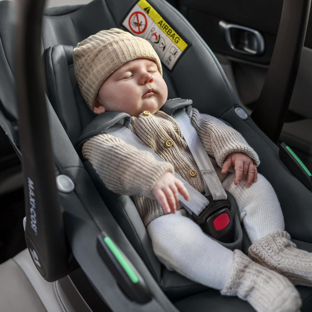 Maxi-Cosi Pebble 360 Pro, Seggiolino auto reclinabile SlideTech, da 0 a 15 mesi, da 0 a 13 kg, da 40 a 87 cm, per i seggiolini auto girevoli FamilyFix 360 Pro, G-CELL Side Impact Protection, Tonal Graphite