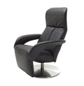 Poltrona relax Jori Symphony Medi JR-7960 Monomove, pelle Nappa nera