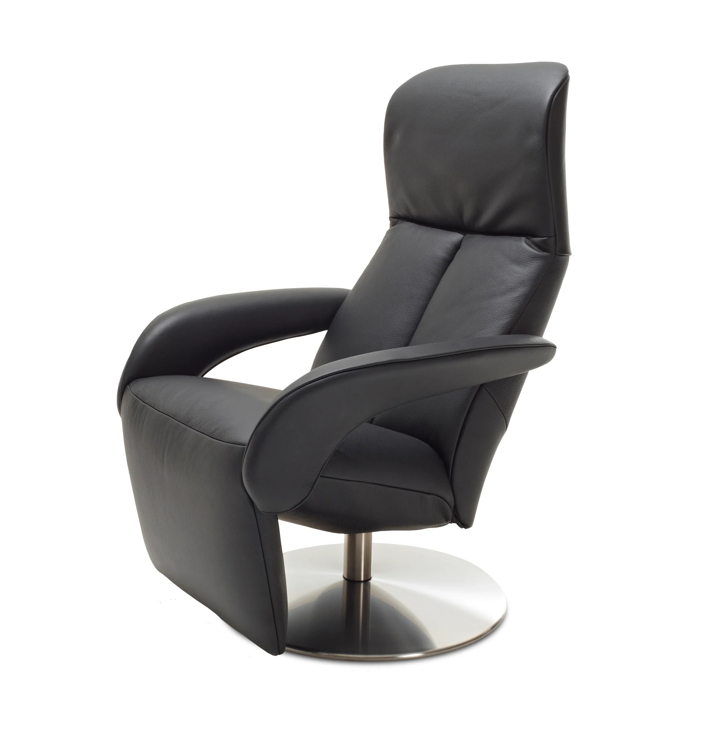 Poltrona relax Jori Symphony Medi JR-7960 Monomove, pelle Nappa nera