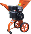 Biotrituratore a benzina motore 4 tempi da 6 CV 208 cc cippatrice per foglie, legno, giardino, cippatrice da giardino, cippatrice a motore, cippatrice a tamburo