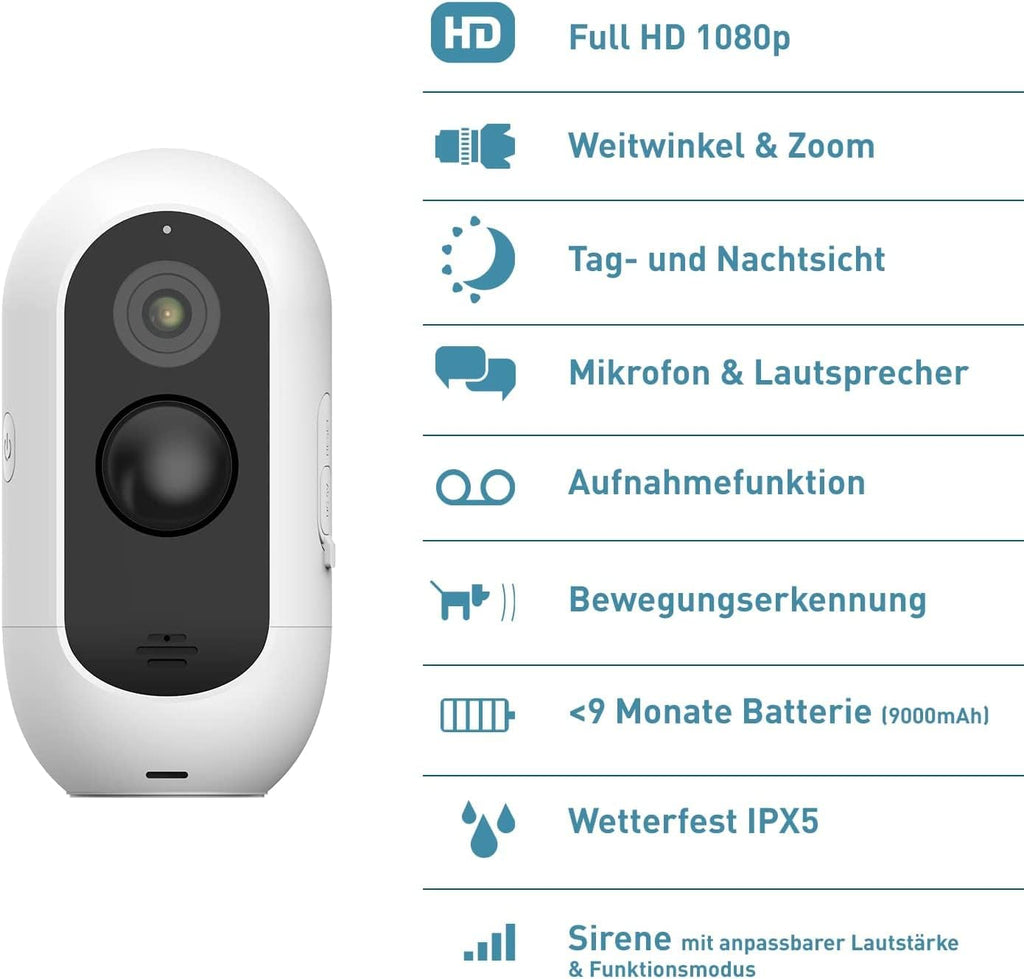 PetTec – Pet Cam Buddy Haustierkamera Futterautomat 8L für Katzen- & Hunde-Trockenfutter – Automatischer Futterspender mit WLAN & App-Steuerung -Inkl. 2-Wege-Audio, Bellerkennung & Nachtsicht