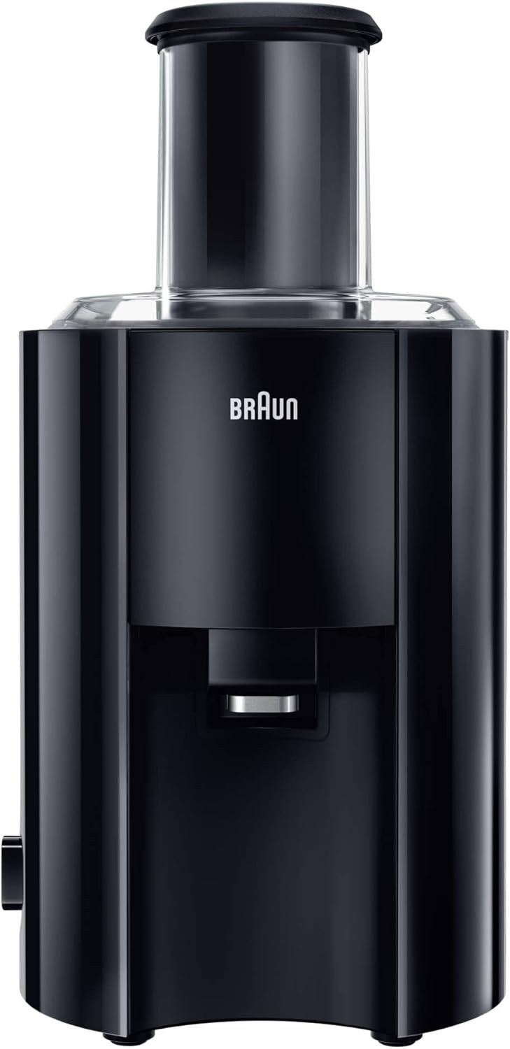 DeLonghi Braun J700 Multiquick 7 Spremiagrumi | Spremiagrumi ad alta potenza | Ampia apertura per il riempimento (75 mm) | Innovativo sistema antigoccia | Potente motore da 1.000 Watt | argento