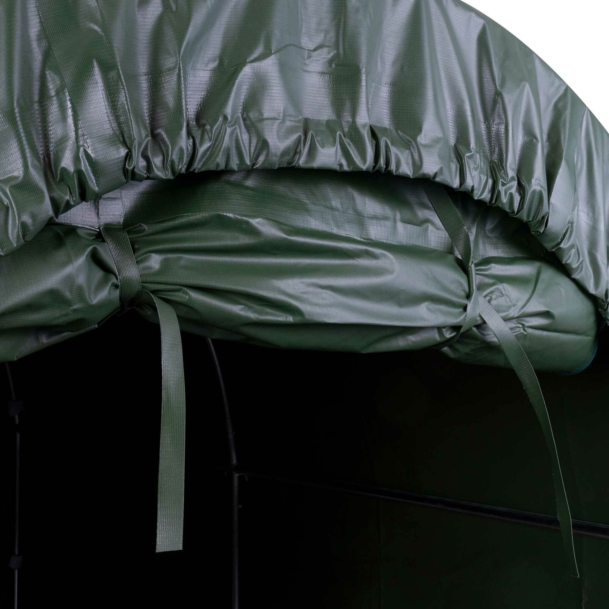 Fornorth Tenda di stoccaggio 1.6x2.4m, verde militare