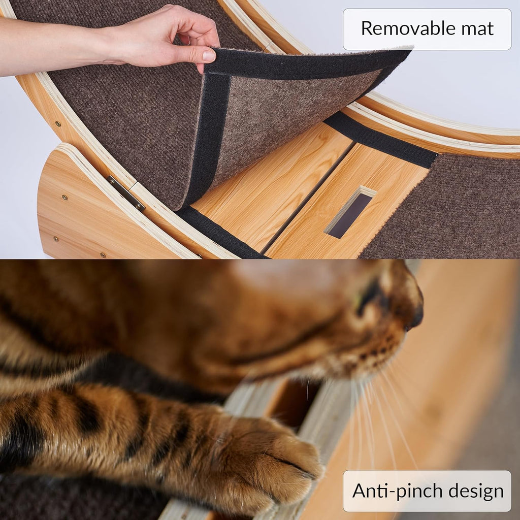 Ruota per gatti grande | Ruota per gatti | Tapis roulant per gatti | Ruota grande per gatti da interno | Giocattolo per l'attività del gatto | Ruota per gatti da interno | Ruota per gatti