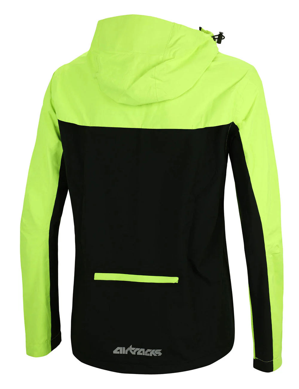 Giacca Impermeabile da Ciclismo da Uomo con Cappuccio Pro Line Nero-Neon Set prodotto