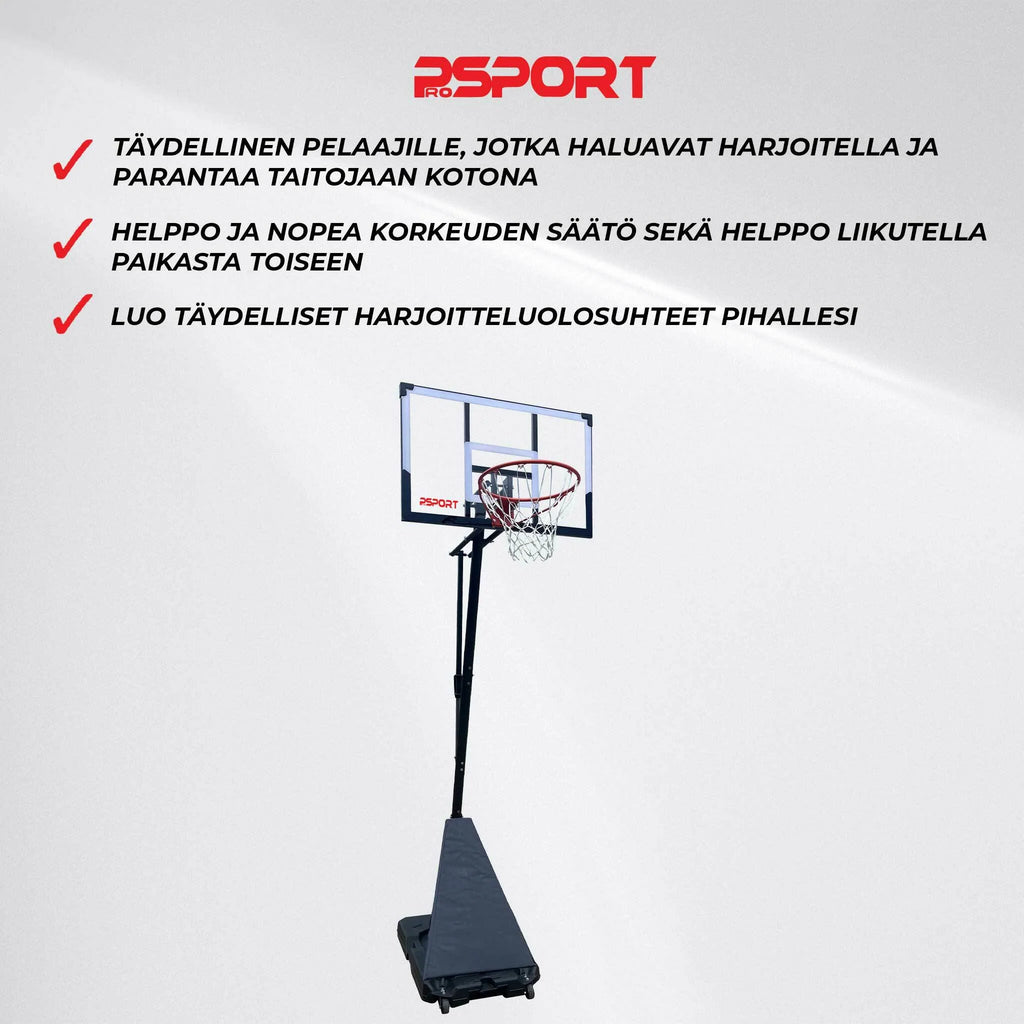 Canestro da basket ProSport Slam Dunk 2,45-3,05m