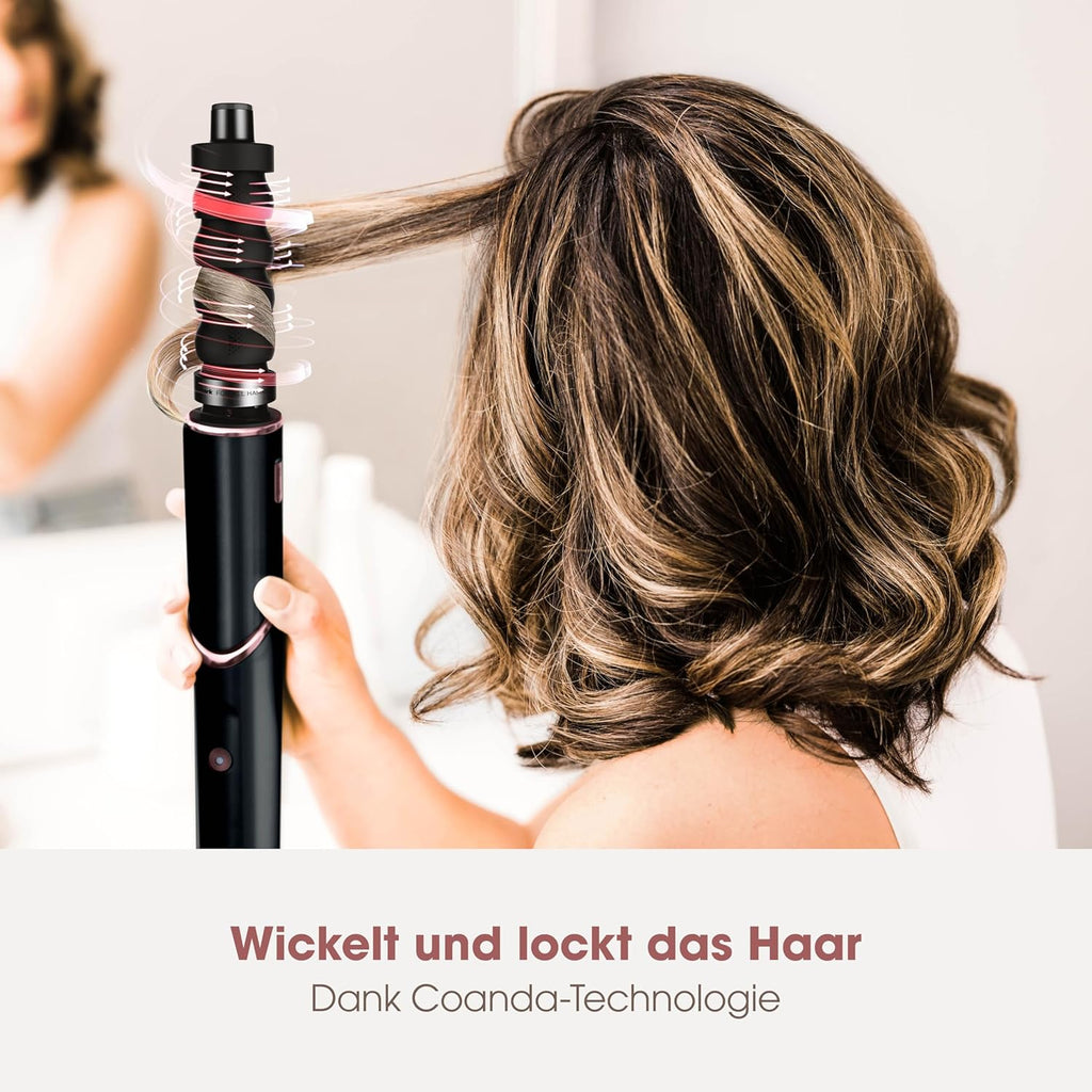 Shark FlexStyle Asciugacapelli e Styler con arricciacapelli automatico, nessun danno da calore estremo, più morbidezza e lucentezza