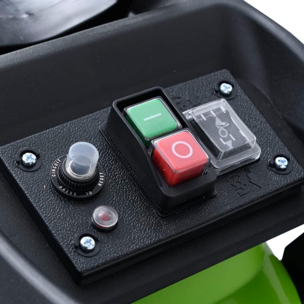 vidaXL Gartenhäcksler Elektrisch mit Auffangbox Leisehäcksler Häcksler Holzhäcksler Elektrohäcksler Walzenhäcksler Schredder 2800W