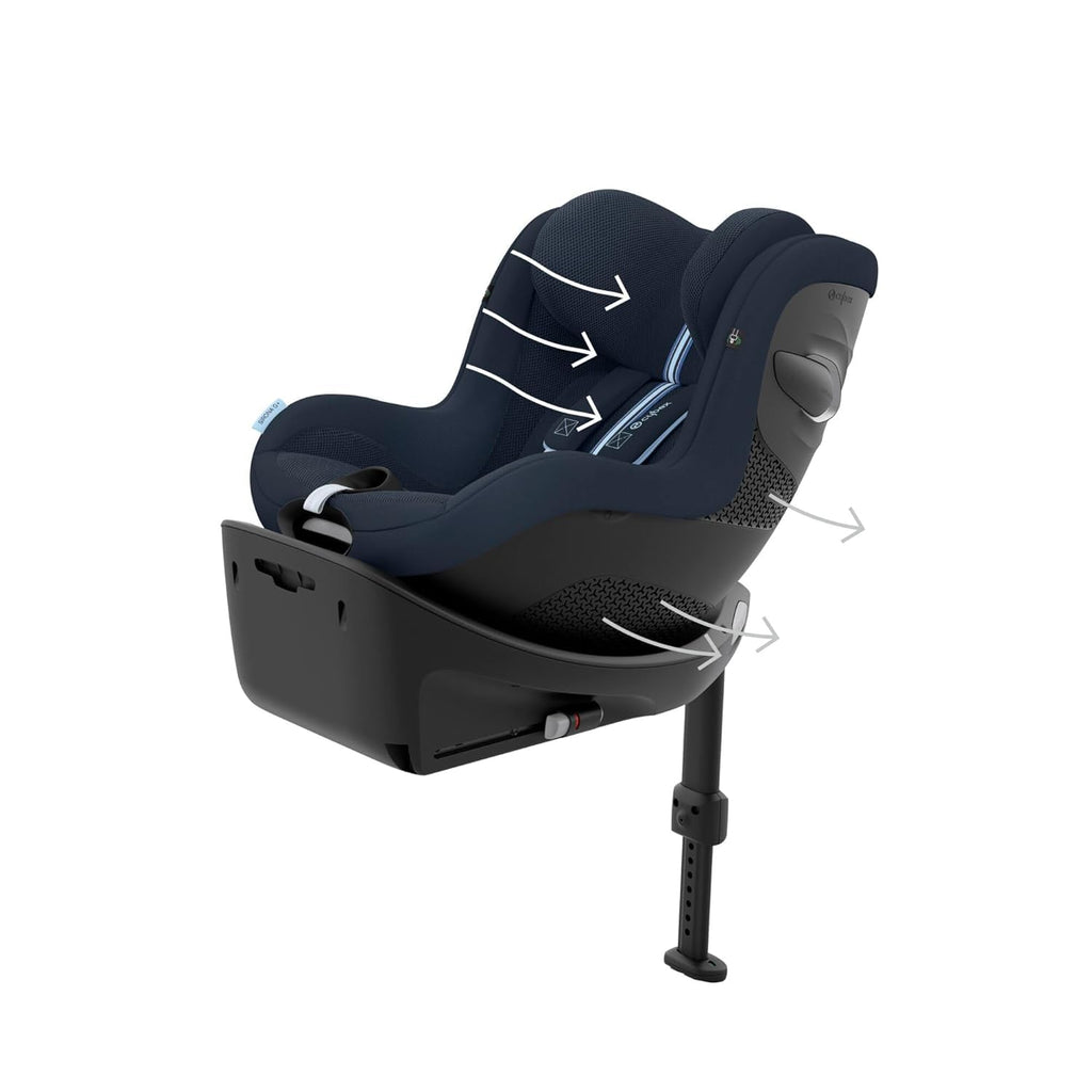 CYBEX Gold Base ISOFIX, Base G, Per seggiolino auto Cloud G i-Size e seggiolino auto Sirona G i-Size, Nero