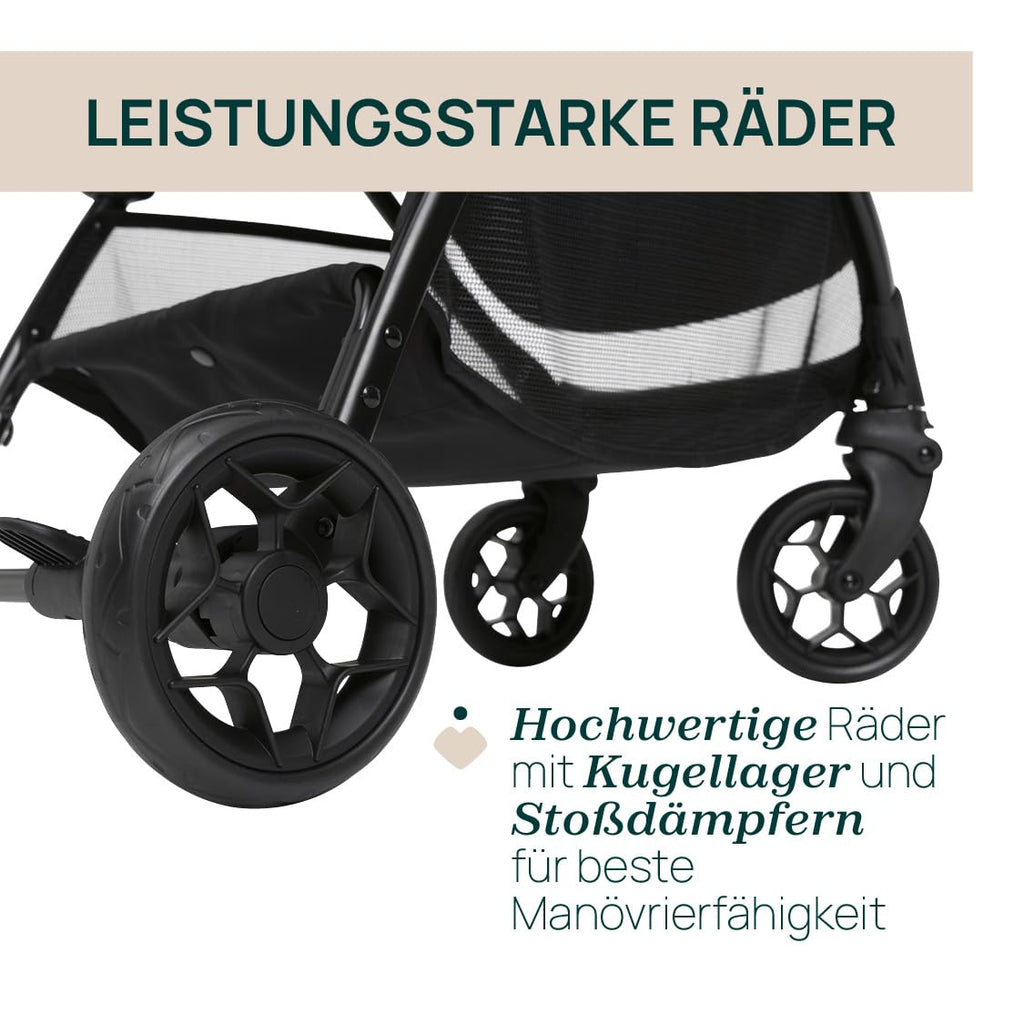 Chicco, Glee, Kinderwagen ab 0 Monate bis 4 Jahre, mit Automatik- und Kompaktverschluss, Ausziehbares Verdeck mit Lichtschutzfaktor 50+ und Regenschutz, 3-stufig verstellbare Rückenlehne, Beinauflage