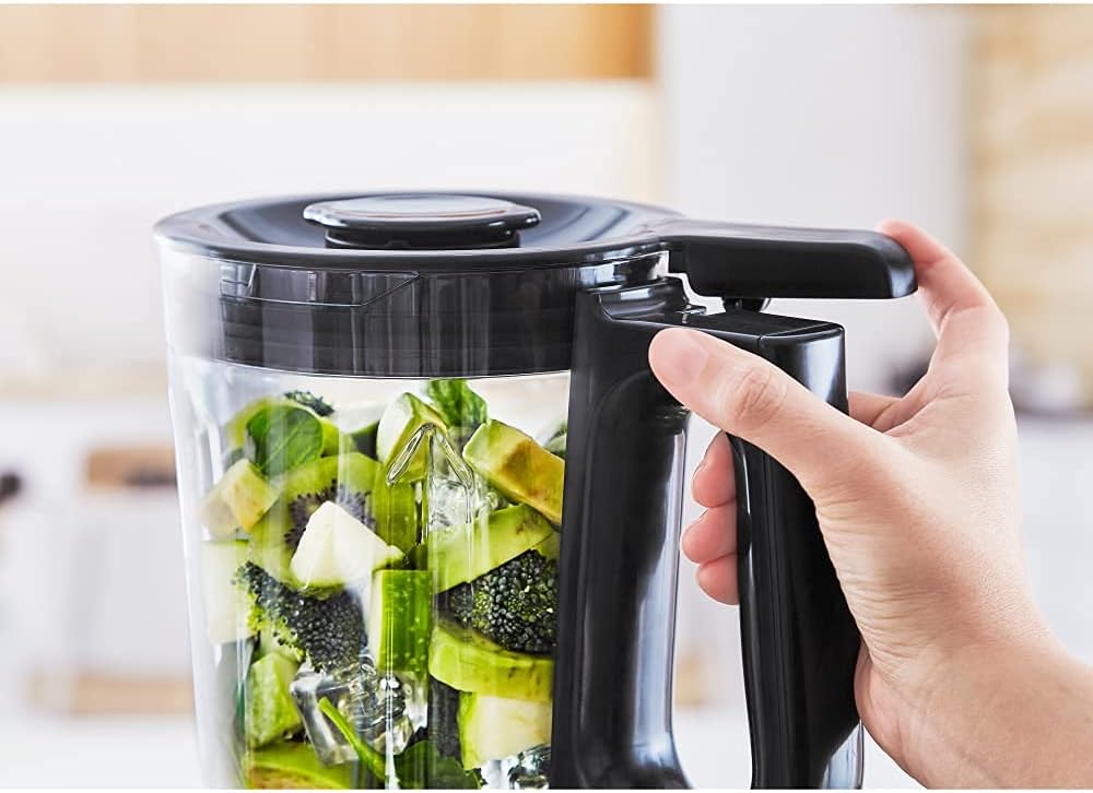 Krups Frullatore ad alta velocità InfinyMix KB9158 | 1600 W | 5 programmi automatici + impostazione manuale | Caraffa Tritan | ricettario incluso | Frullati, frappè, ghiaccio tritato | Nero