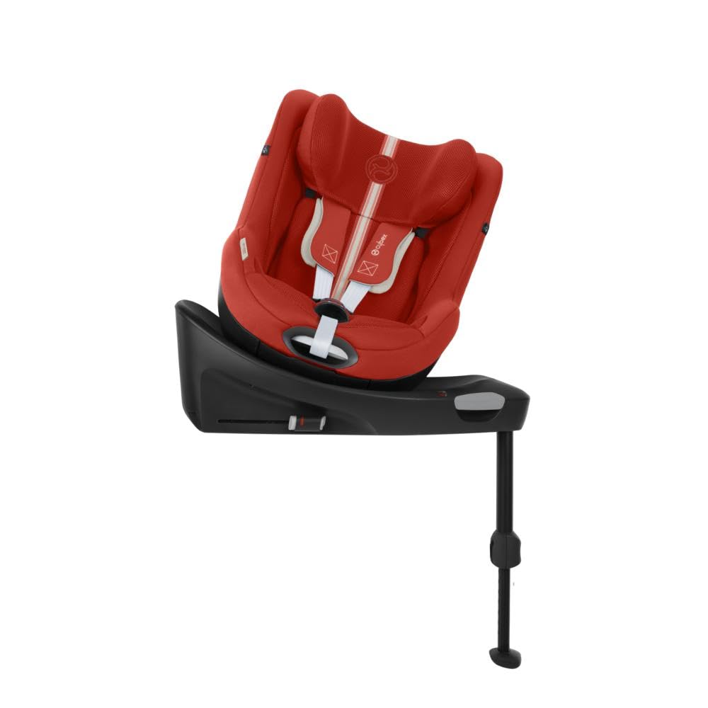 Seggiolino auto CYBEX Gold Sirona Gi i-Size Plus con base, Da 3 mesi a 4 anni circa (Dalla nascita con inserto per neonati), Max. 20 kg, 61-105 cm (Da 40 cm con inserto per neonati), Stormy Blue