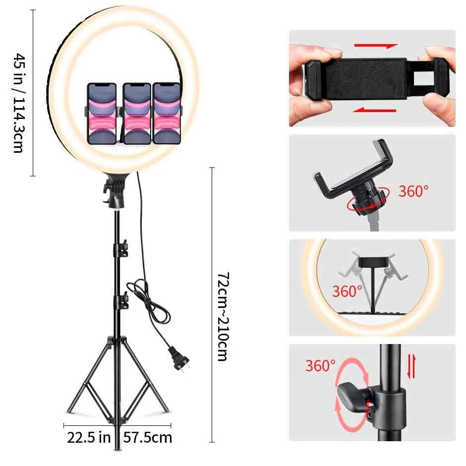 Snapsy Ringlicht 18 (210cm)