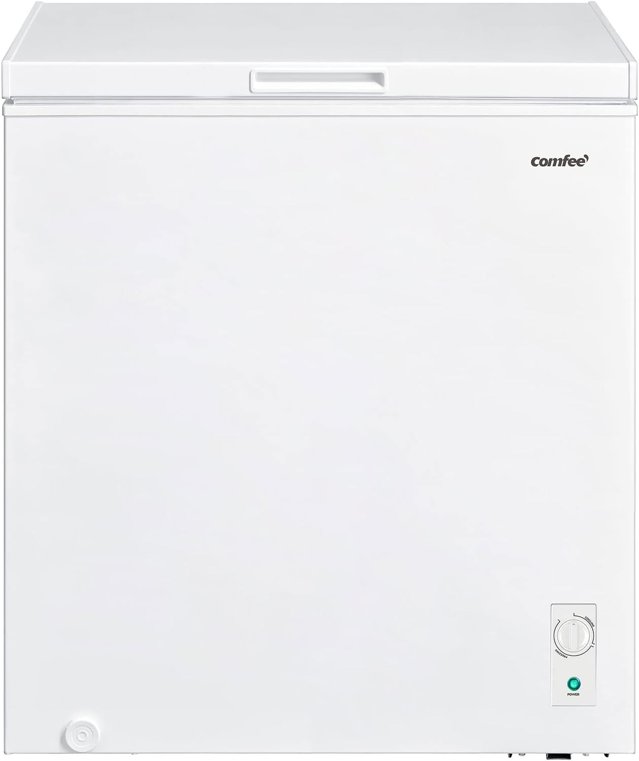 Comfee RCC100WH2(E) Congelatore a Pozzo/169 kWh/anno/85cm di altezza/99L/38dB/Bassa rumorosità/Tubo a D ad alta efficienza/Adatto a diversi scenari d'uso/Regolatore di temperatura regolabile/Bianco