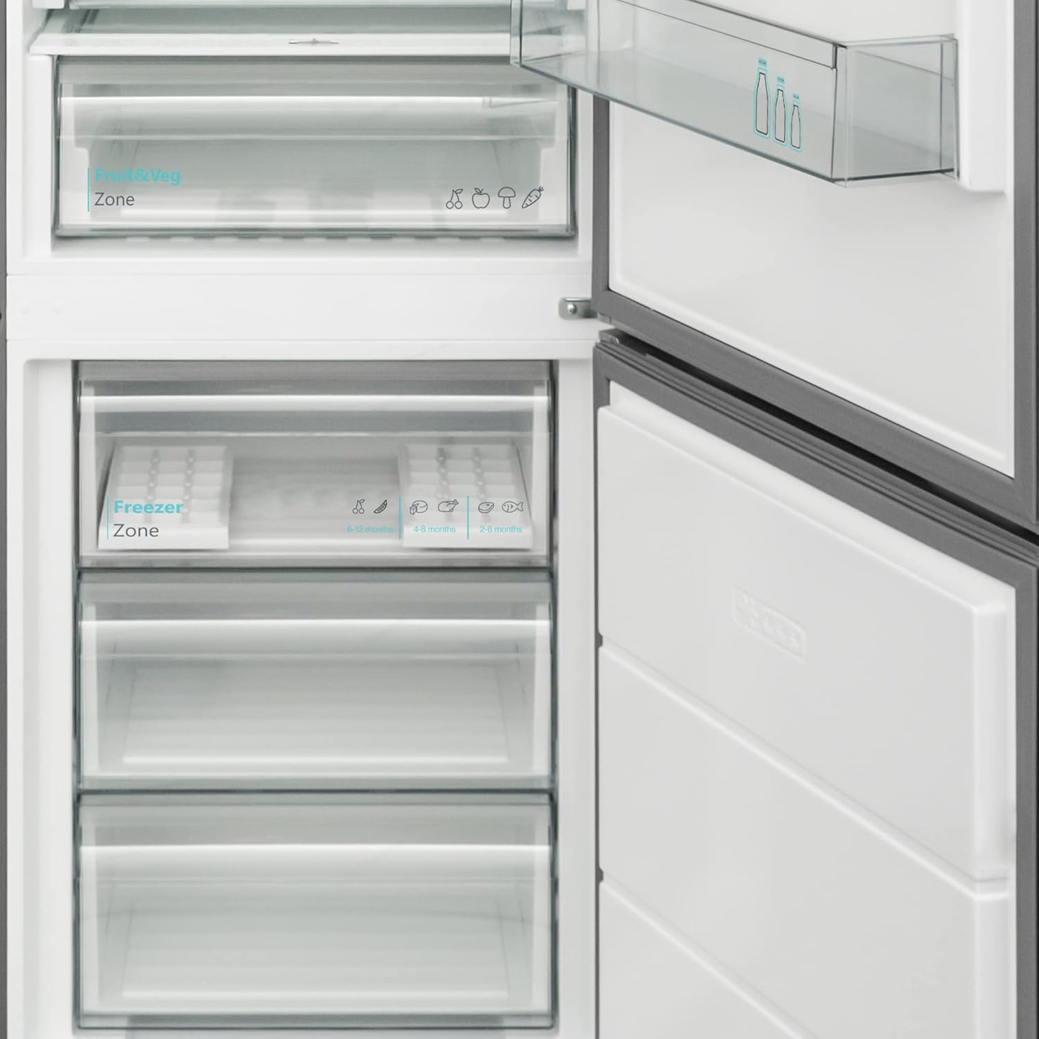 Sharp SJ-BA20DHXIC-EU Frigorifero Combinato NoFrost Inox Look