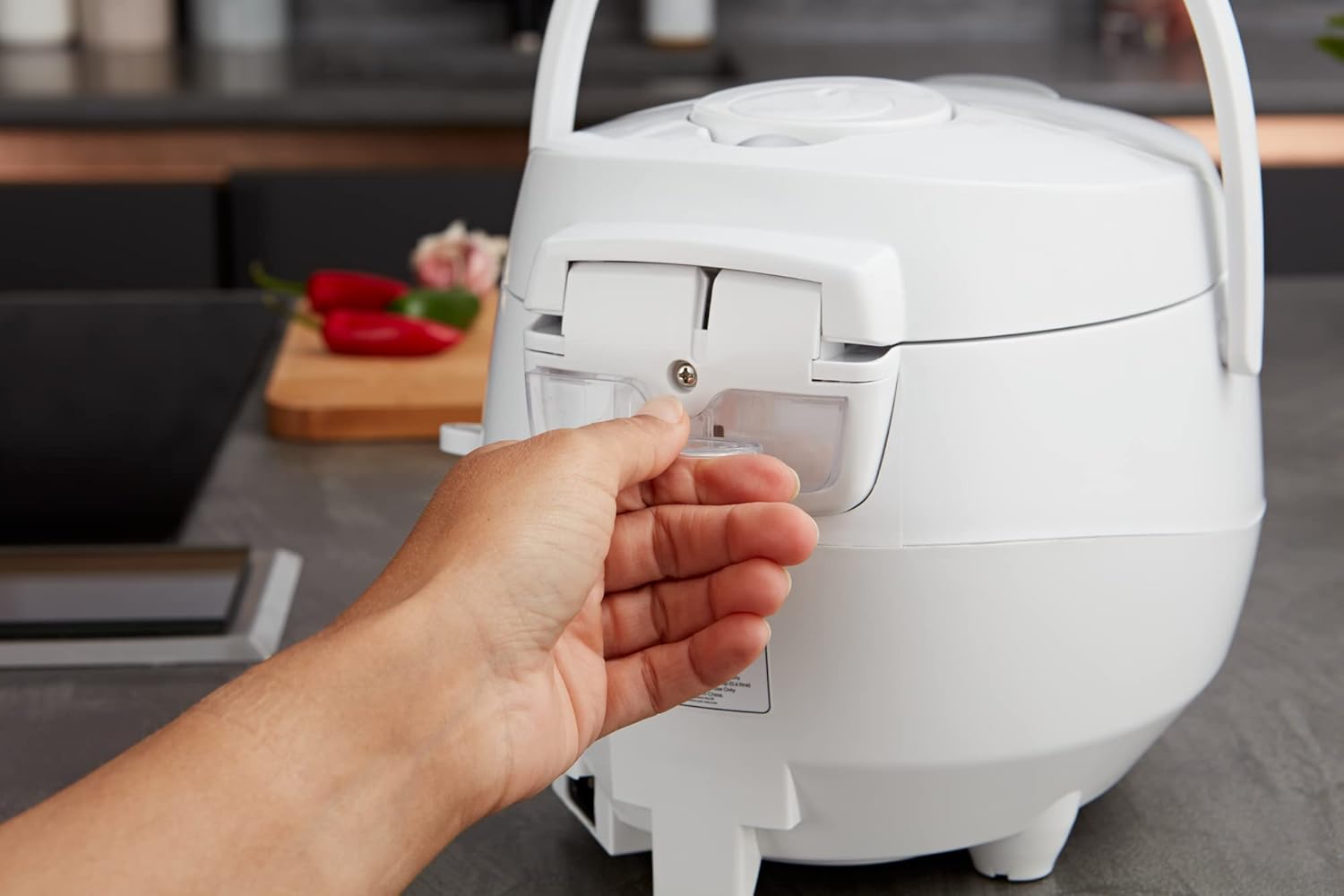 Yum Asia Panda Mini-Reiskocher mit Ninja-Keramikschüssel und Advanced Fuzzy Logic (3,5 Tassen, 0,63 Liter) 4 Reisfunktionen, 4 Multicooker-Funktion, 220–240V