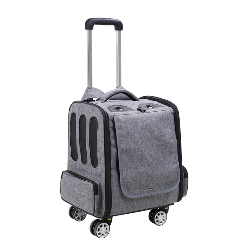 PetVoyage – Zaino da viaggio versatile per gatti con funzione trolley integrata