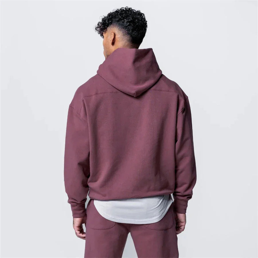 Herren-Kapuzenpullover in bergre