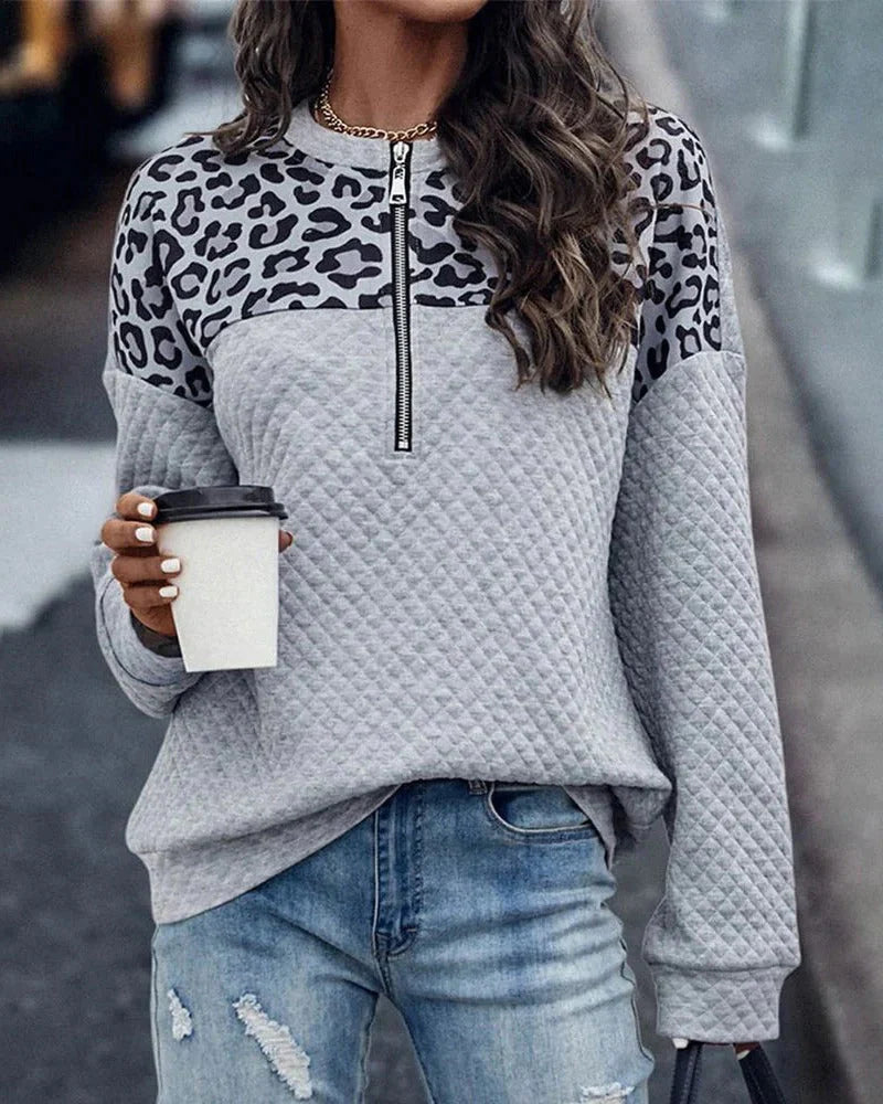 Grauer Pullover für Damen