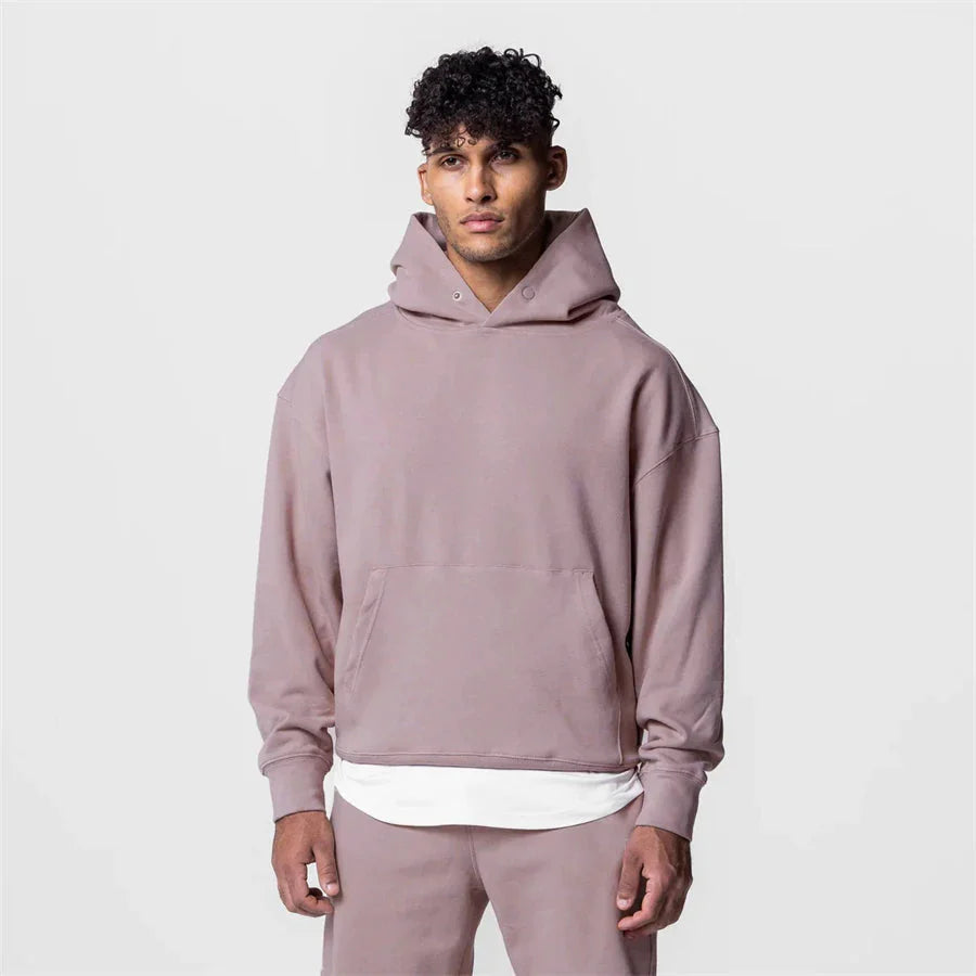 Herren-Kapuzenpullover in bergre