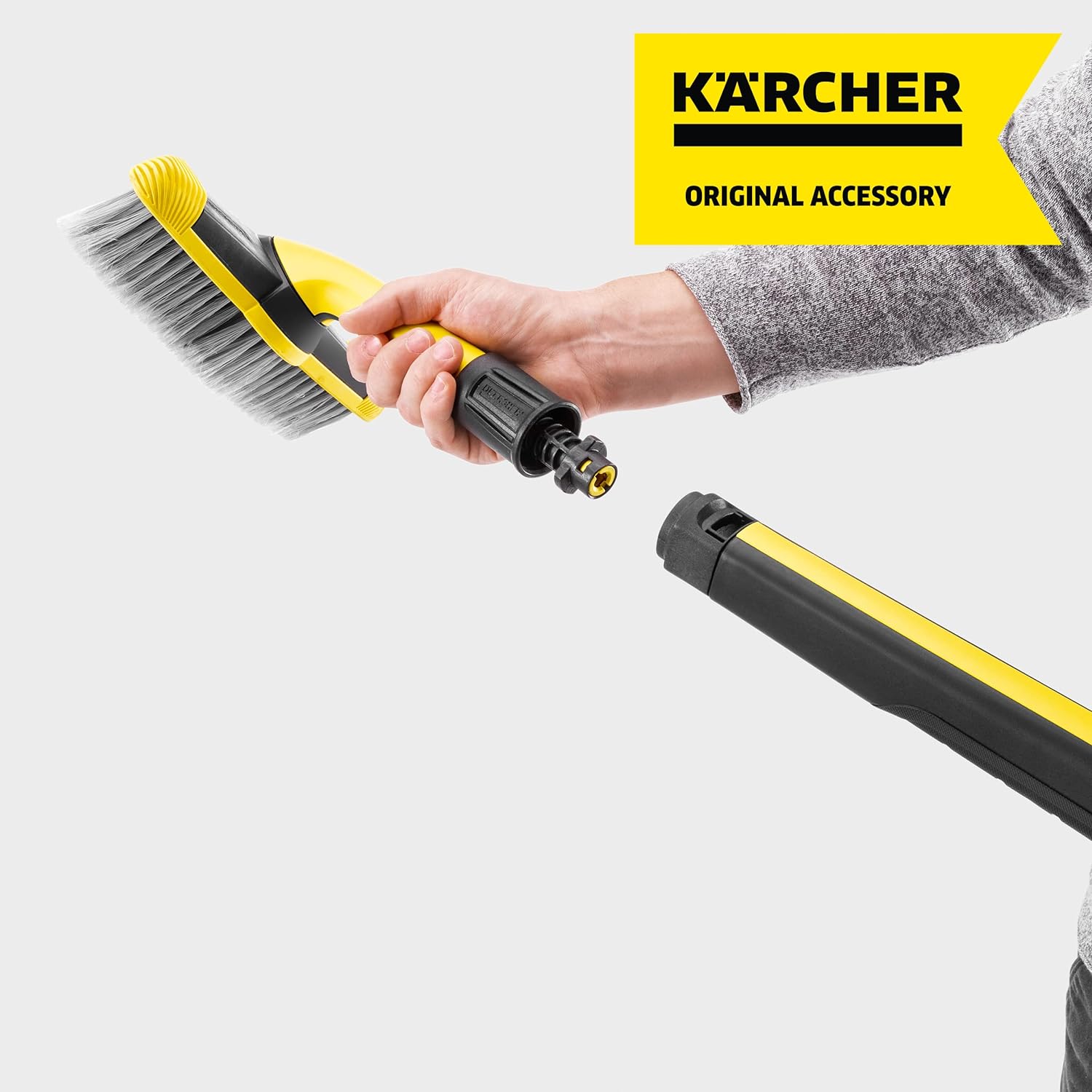 Kärcher T-Racer T 7 Plus detergente per superfici (protezione dagli spruzzi d'acqua, per grandi superfici, due ugelli a getto piatto, impugnatura per lavorare in verticale, ugello di potenza, ugello di risciacquo)