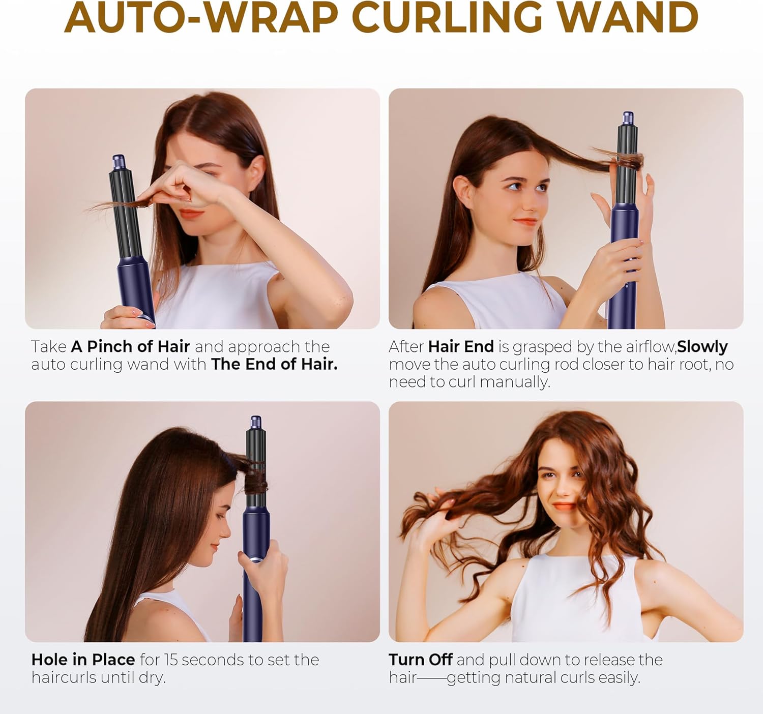 UKLISS 7 in 1 Pro Airstyler & Ionen Föhn [110,000RPM] High-speed Haartrockner Ionen Hair Dryer, mit Heißluft Lockenwickler Thermal Brush Haarglätterbürste Warmluftbürste Föhnbürste, 1200W/Blau