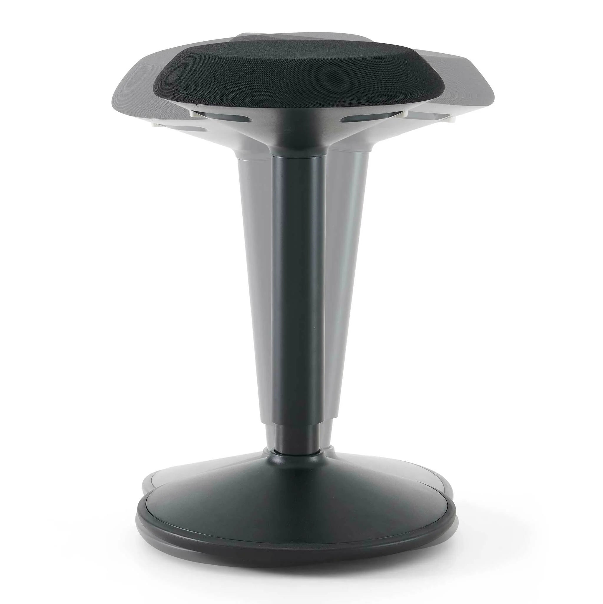 Sgabello ergonomico Lykke Wackelhocker Comfort, nero
