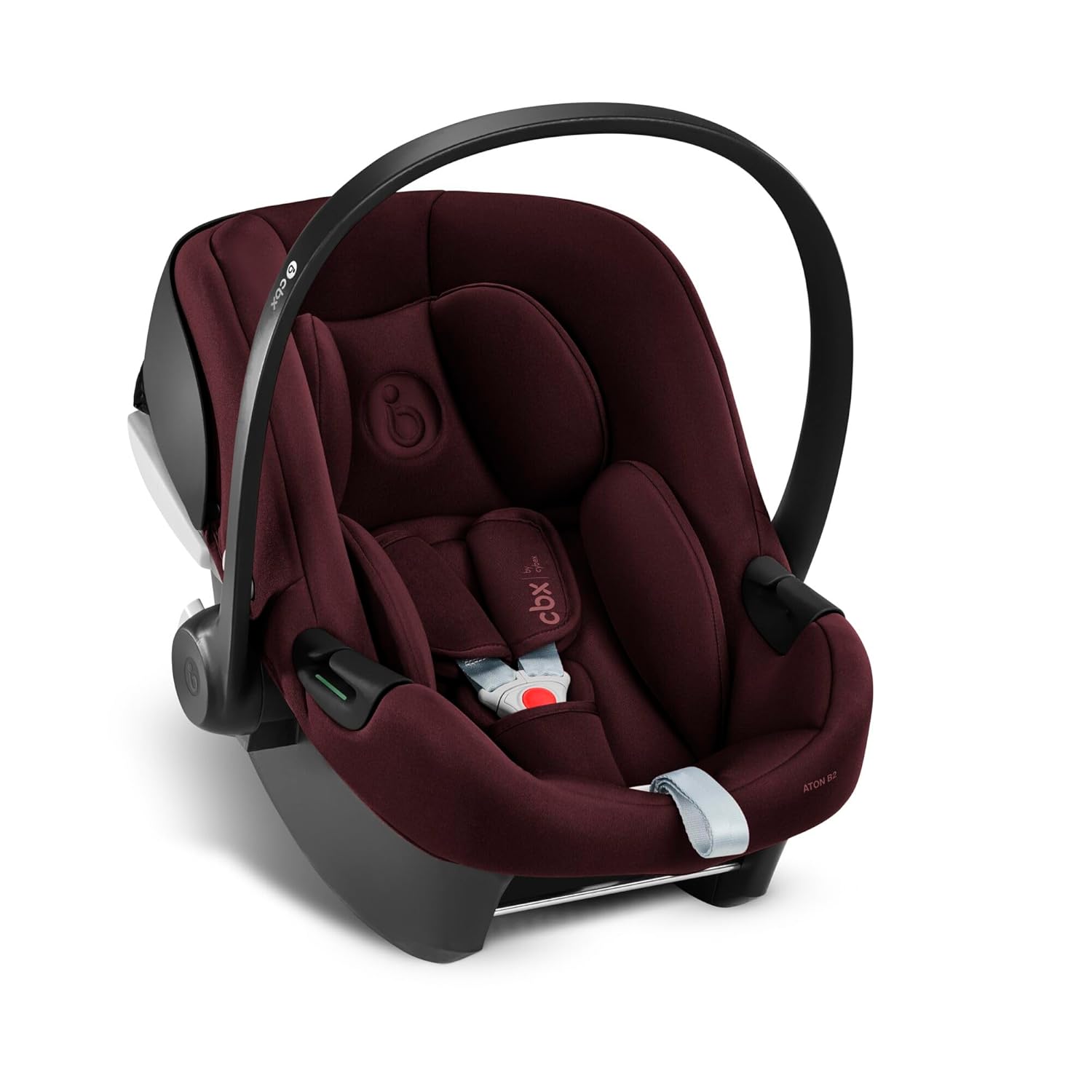 CBX by CYBEX Seggiolino Auto Aton B2 i-Size, Dalla nascita fino a ca. 24 mesi, Max. 13 kg, Inclusivo riduttore neonato, Compatibile con SensorSafe, Rosso